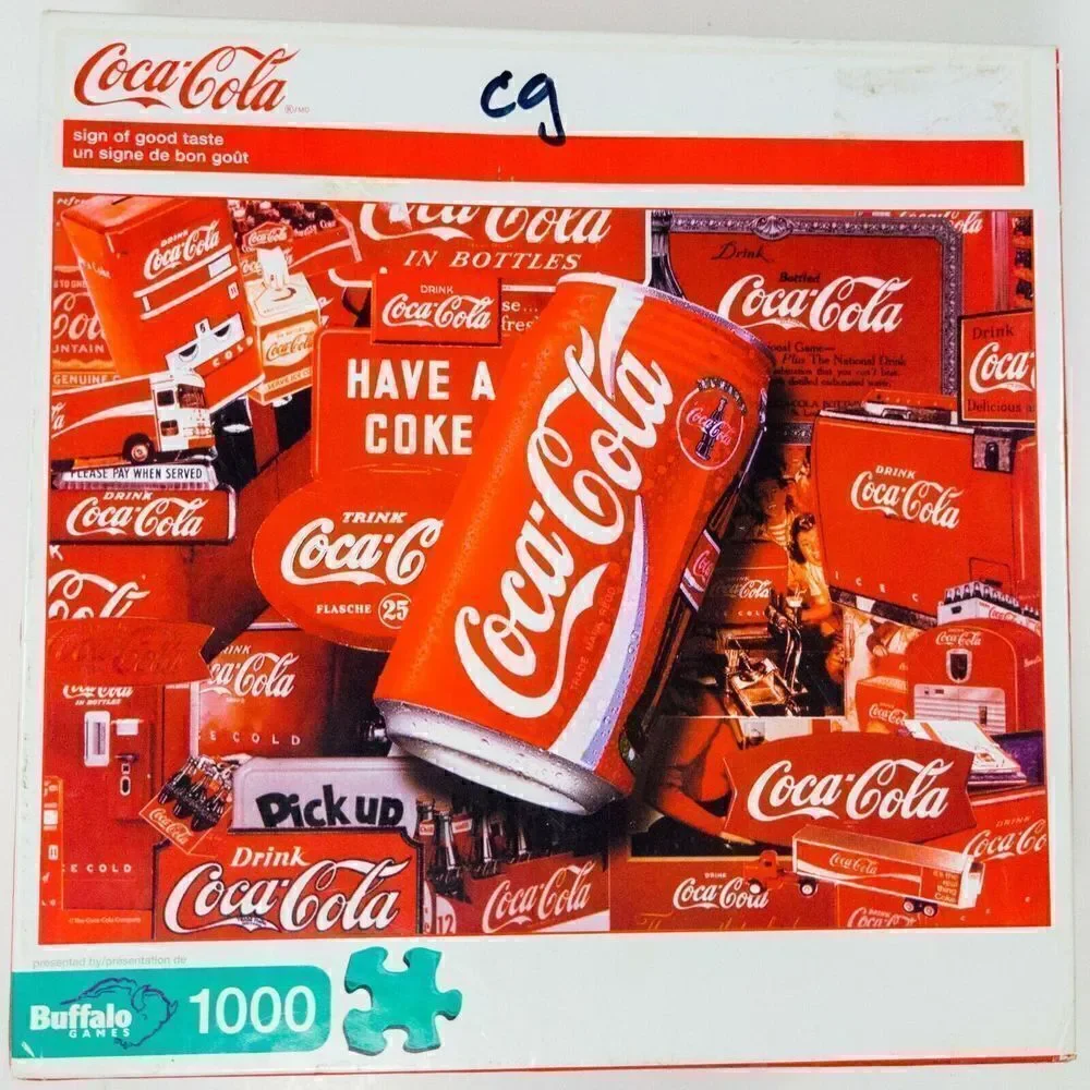 Coca Cola 1000 Piece Puzzle Sign of a Good Taste